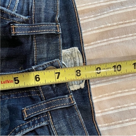 Current Elliott The Slim Bootcut Townie Raw Hem Mid Rise Jeans 23 - Picture 10 of 11